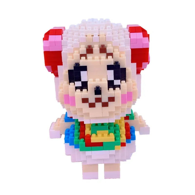 Color: Chocolate - Creative Animal Forest Friends Association Building Blocks Raymond Model Toys Puzzle Decompression Game Children's Puzzle Gift