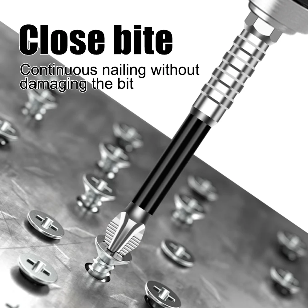 Color: Yellow - K5 Non-slip High Hardness Bit S2 Strong Magnetic 5A Black Non-slip Cross Head Electric Drill Electric Screwdriver Bit