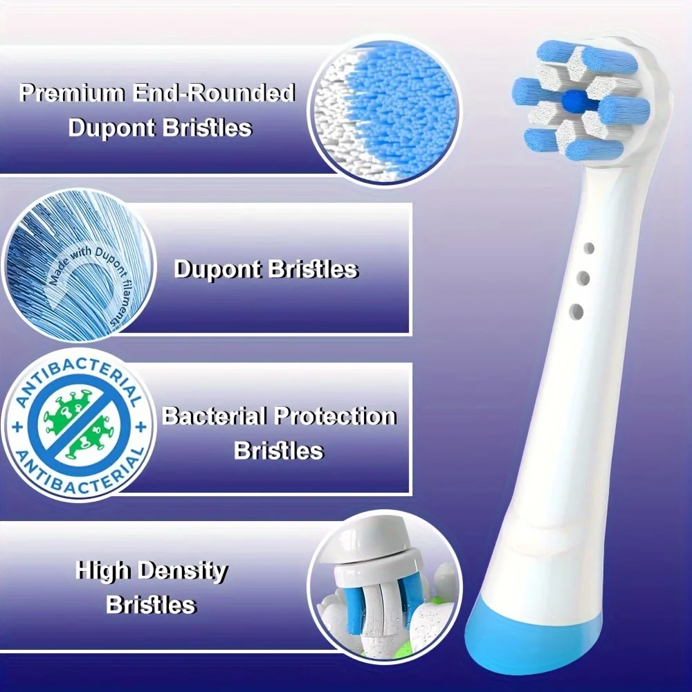 Color: GRAY - Toothbrush Head Compatible with Oral-B iO Series Electric Toothbrushes, iO3/iO5/iO6/iO7/iO8/iO9/iO10 Brush Heads Ultimate Clean