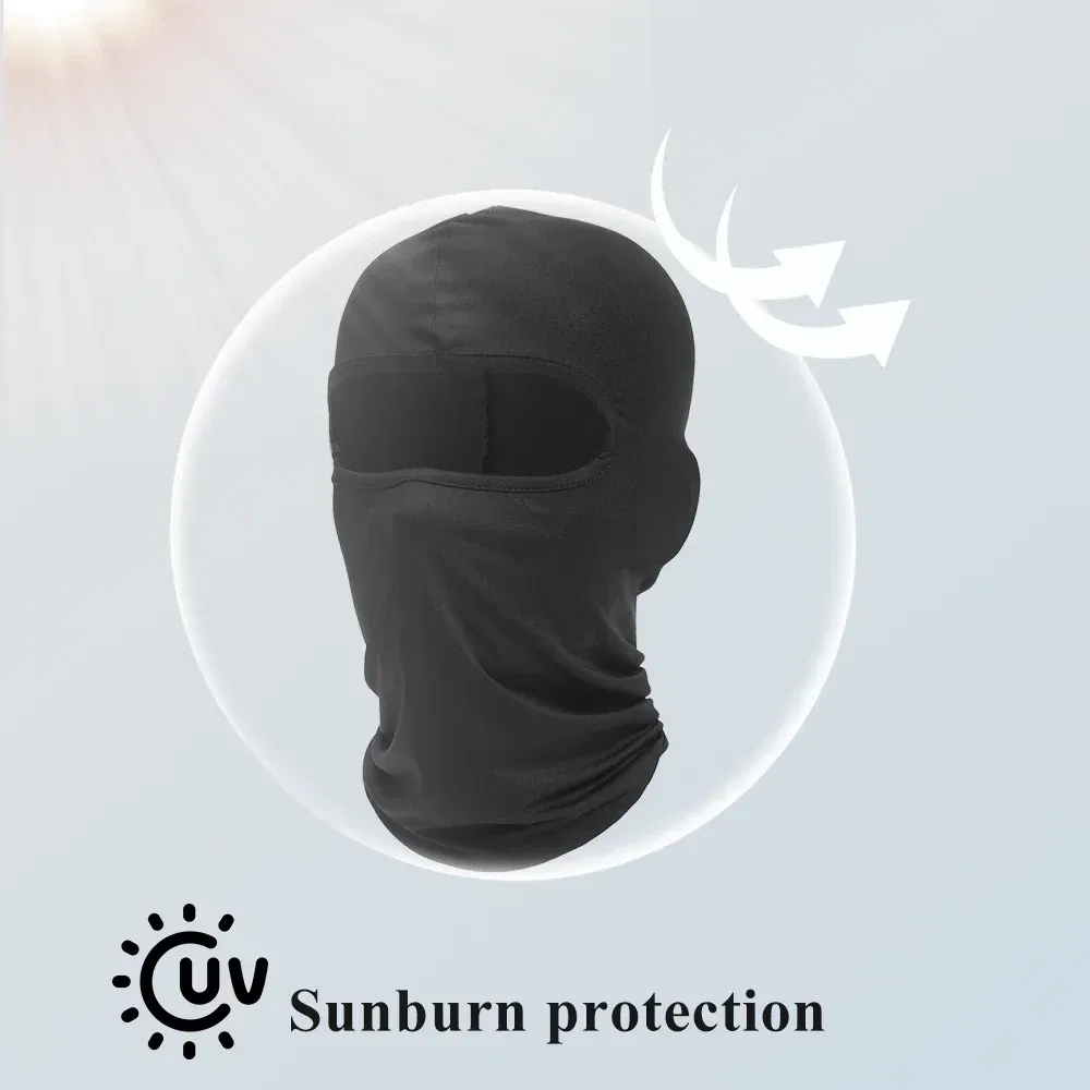Color: PURPLE - Breathable Sports Balaclava Hat Quick-Dry Windproof Full Face Mask Headgear for Riding Running Ski Hiking Outdoor Face Cover Men