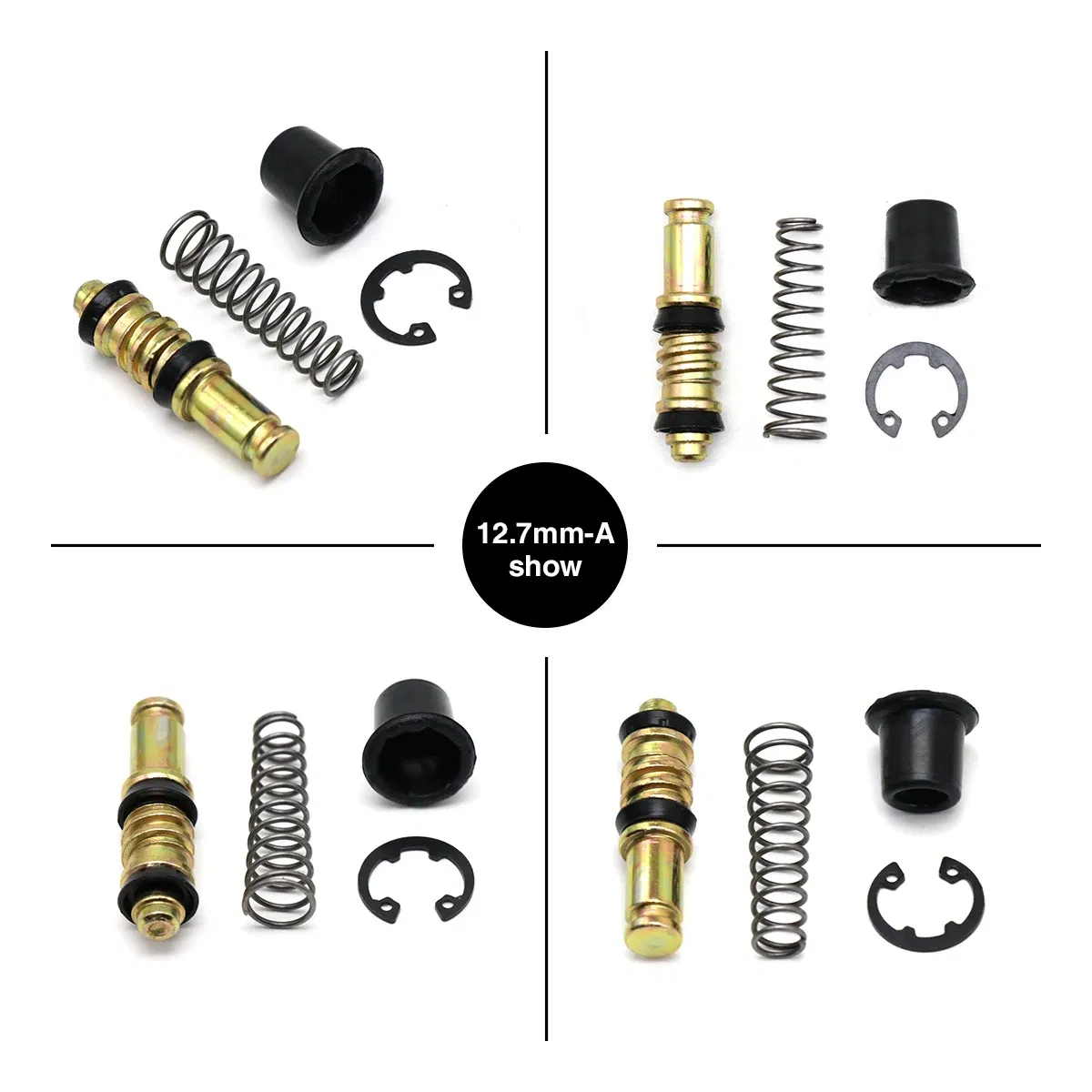 Color: Lavender - Alconstar-11mm,12.7mm,14mm,16mm Motorcycle Clutch Brake Pump Piston Plunger Repair Kits Cylinder Piston Rigs Repair Accessories