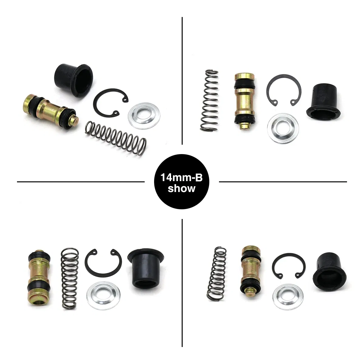 Color: Lavender - Alconstar-11mm,12.7mm,14mm,16mm Motorcycle Clutch Brake Pump Piston Plunger Repair Kits Cylinder Piston Rigs Repair Accessories