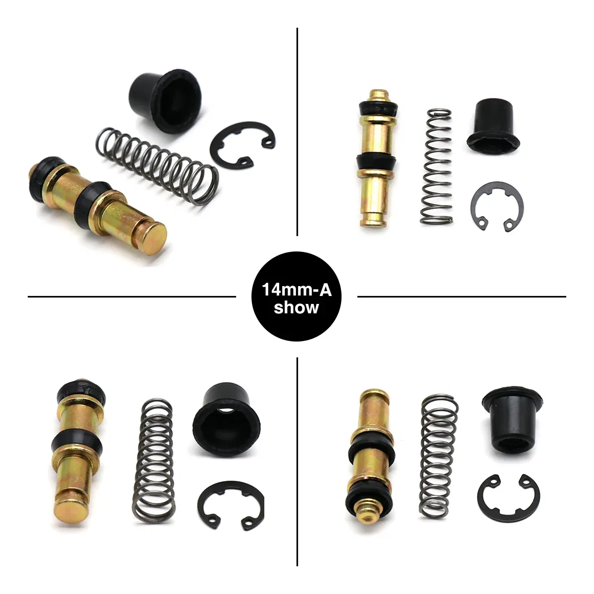 Color: Lavender - Alconstar-11mm,12.7mm,14mm,16mm Motorcycle Clutch Brake Pump Piston Plunger Repair Kits Cylinder Piston Rigs Repair Accessories
