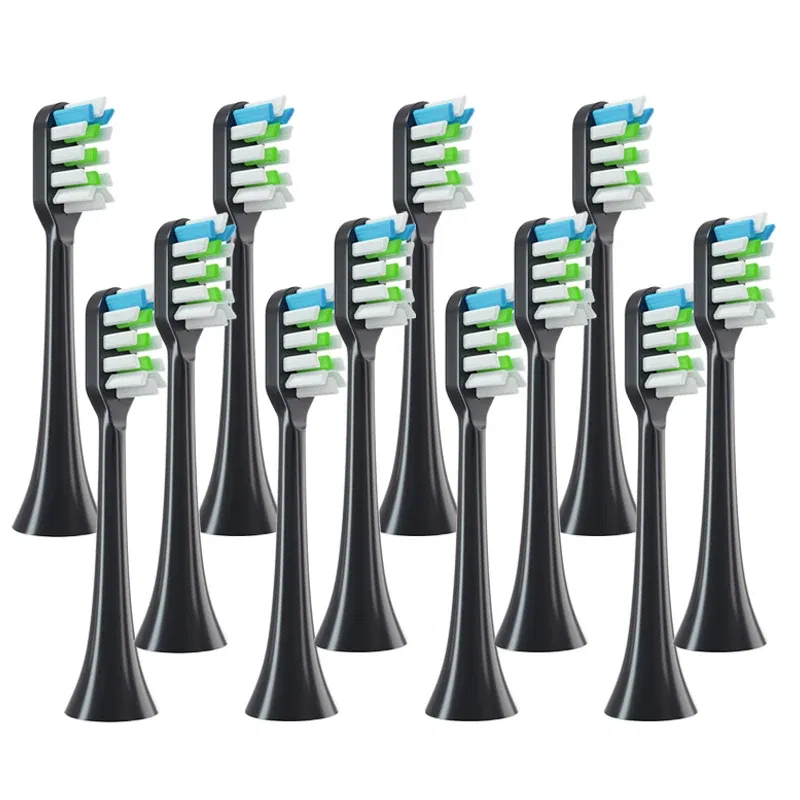 Color: Pink - 12pcs for SOOCAS X3/X3U/X5 Replacement Toothbrush Heads Clean Tooth Brush Heads Sonic Electric Toothbrush Soft Bristle Nozzles