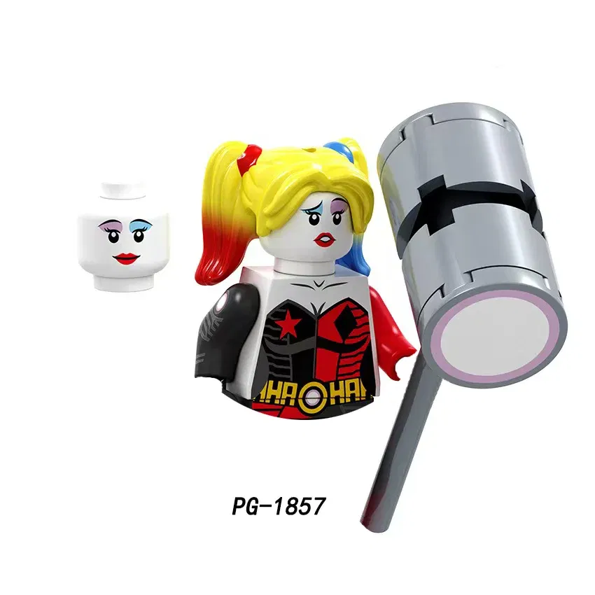Color: Dark Khaki - Marvel Blocks Brick Hero Batman Joker Superman Catwoman Mini Figure Building blocks Hot Toy Children's party gift