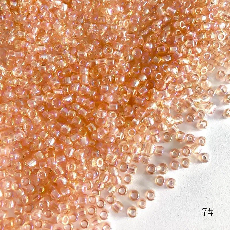 Color: SKY BLUE, Item Diameter: 4mm - 2mm 3mm 4mm Glass Seed Loose Beads Small Charms DIY Craft Bracelet Beads for Jewelry Making Supplies Necklace Accessories