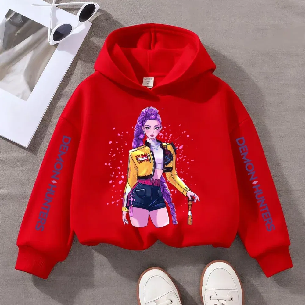 Color: Blue, Kid Size: 152 - Kpop Witch Hunt Children's clothing, including men's and women's spring and autumn hoodies and fashionable sweatshirts