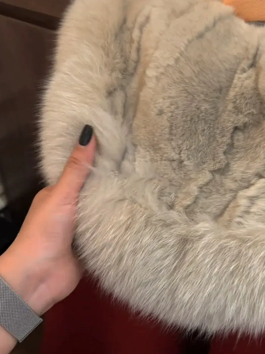 Color: Red, Kid Size: 3T - autumn winter red Big fur collar baby girls wool long coats child Christmas Thick velvet outwear kids New Warm jacket overcoat