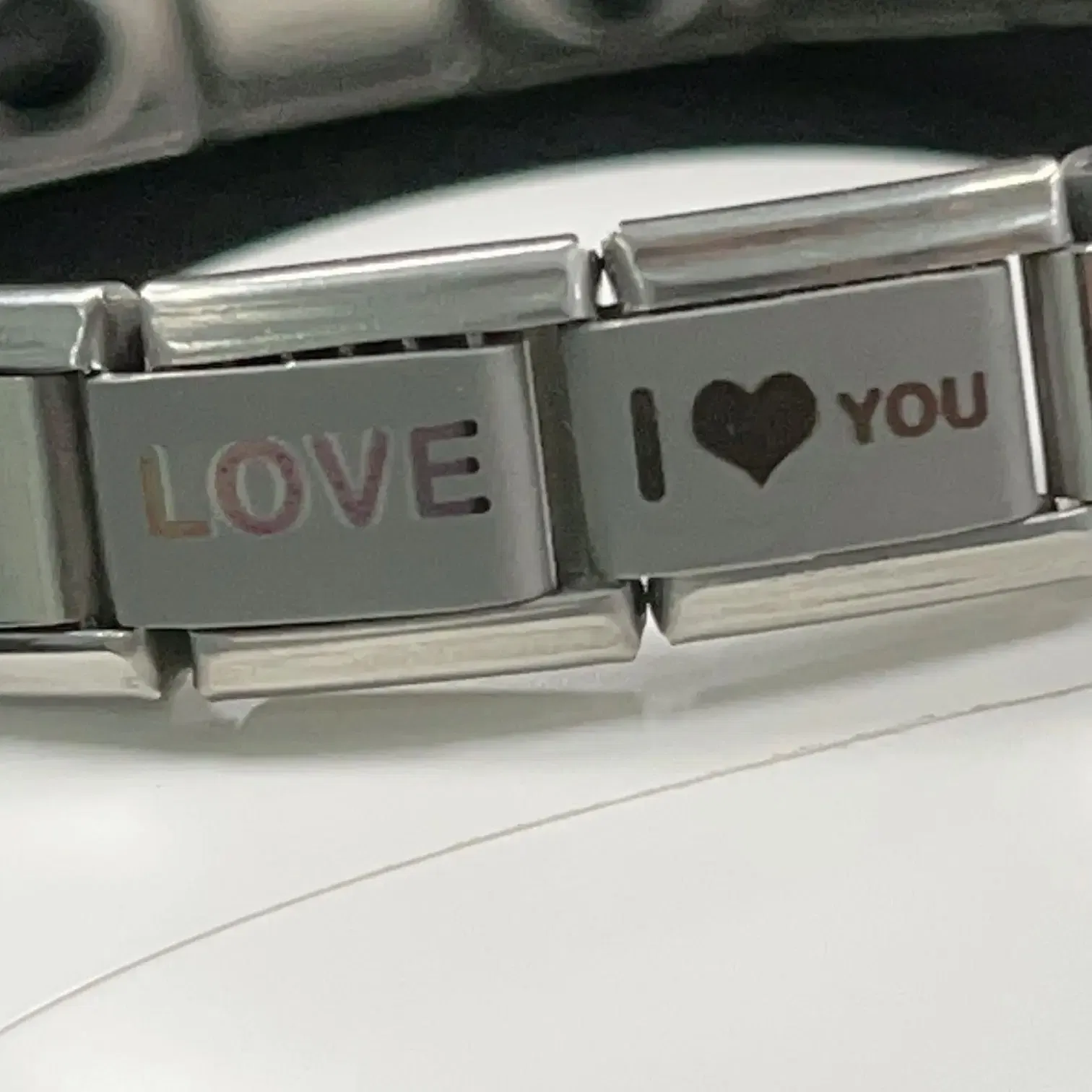 Metal Color: Green Dragonly, Main Stone Color: WHITE - New DIY Italian Charm 9mm Module Bracelet 26 English letter Stainless Steel Elastic Bracelets for Men and Women Gift