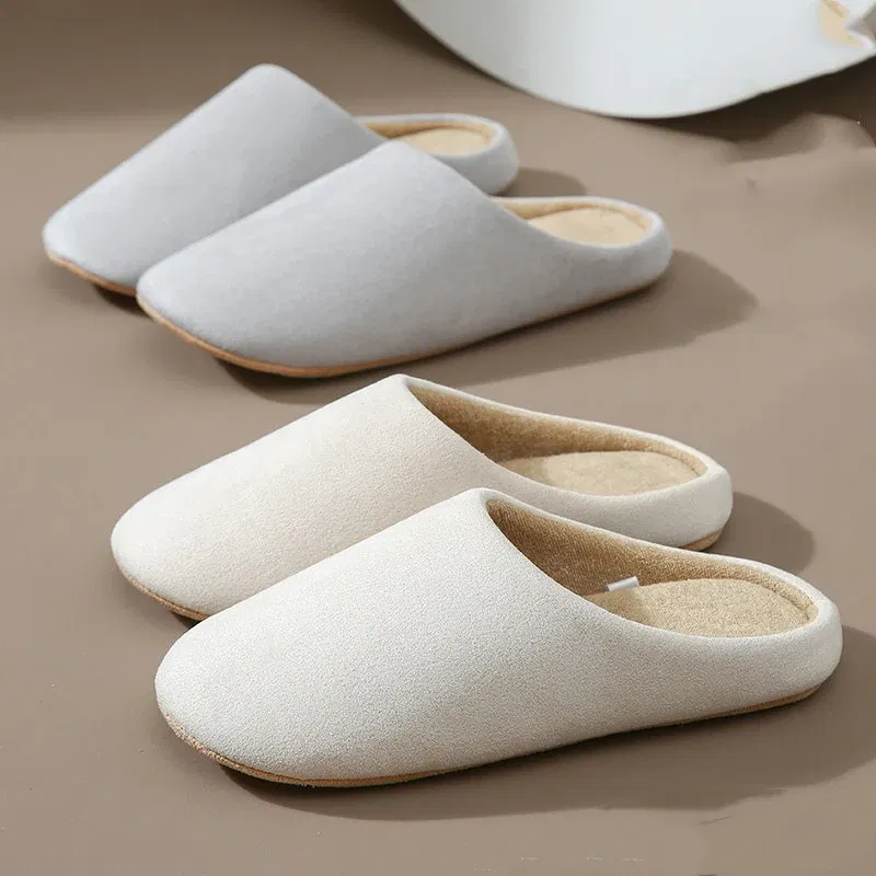 Color: Grass-Green, Shoe Size: 36-37, Ships From: CHINA - Asgard Women Warm House Slippers Winter 2024 New Silent Flat Bedroom Slides Indoor Cozy Fur Women Cotton Shoes Men Fuzzy Slipper