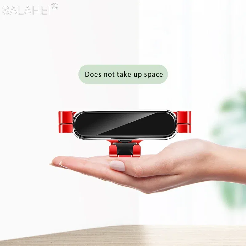 Color Name: Blue - Gravity Car Mobile Phone Holder GPS Support For Mercedes Benz C Class 2019 W205 C180 C250 C300 GLC X253 2019 2020 For Iphone