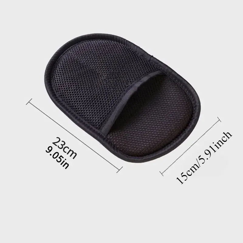 Color: WHITE - Car Washing Imitation Wool Gloves Thickened Plush Car Wiping Gloves Waxing Polishing Car Cleaning Products cleaning cloth