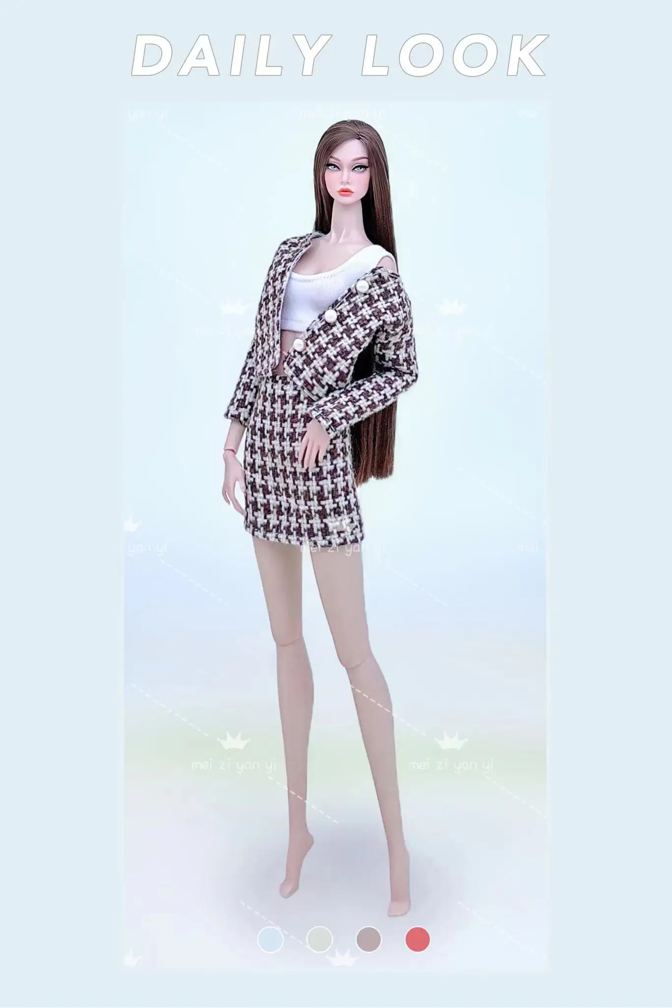 Color: ArmyGreen - Dress for barbie accessories clothing clothes fashionistas Princes cosplay costume for barbie clothes set girls birthday toys