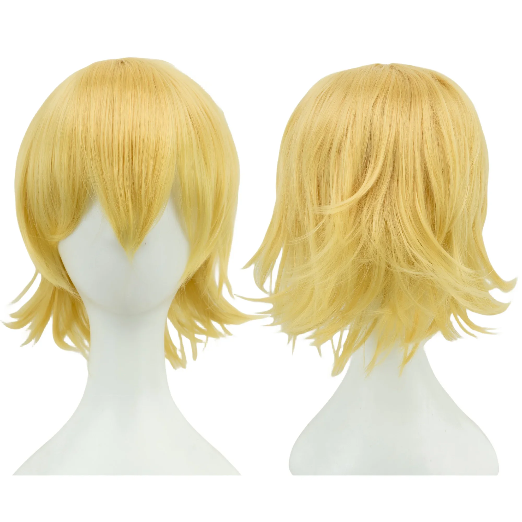 Color: PURPLE, Stretched Length: 12INCHES - Synthetic Hair Unisex Short Cosplay Hair Party BOB Wigs with Bangs Pink Black Purple Halloween Costume Lolita Wig