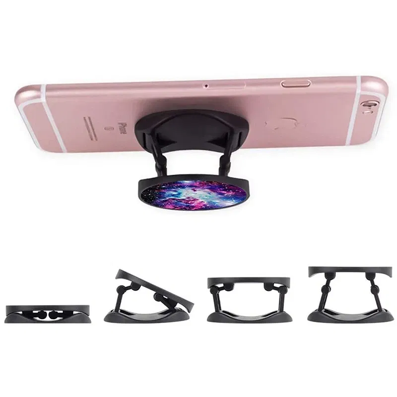 Color: Sapphire - New Popular Marble Phone Holder Support Smartphone Popping Phone Holder Pocket Socket Stand for Phones and IPad accessories