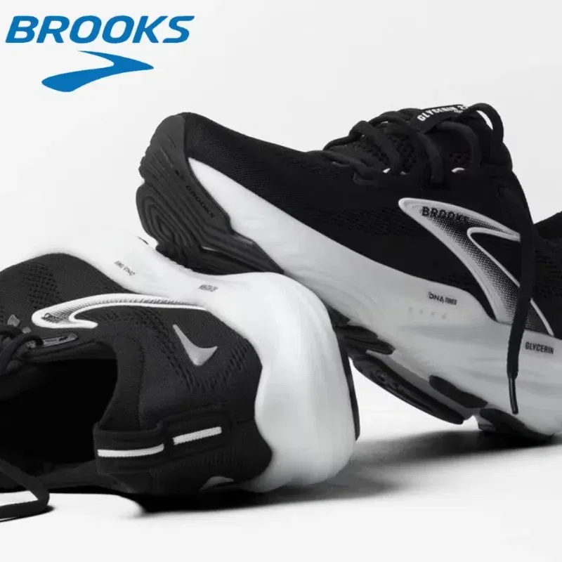 Color: Blue, Shoe Size: 45 - Original Brooks Men?™s & Women?™s  Glycerin 22 Neutral Marathon Professional Running & Walking Shoe Casual Sneakers