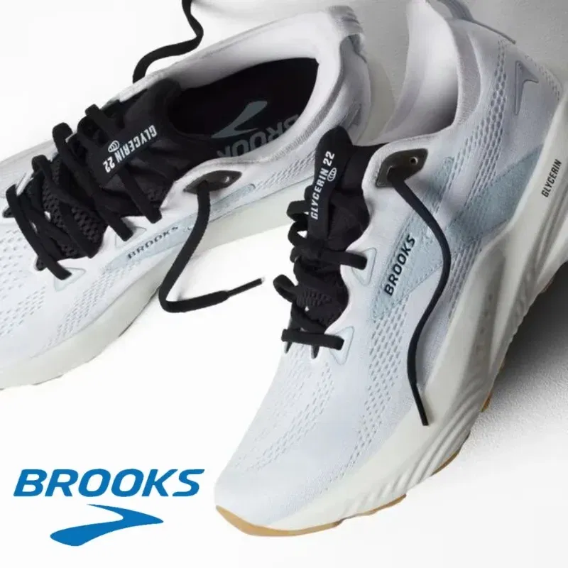 Color: Blue, Shoe Size: 45 - Original Brooks Men?™s & Women?™s  Glycerin 22 Neutral Marathon Professional Running & Walking Shoe Casual Sneakers