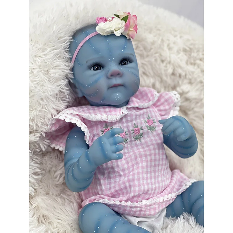 18inch Reborn Bettie Avatar Silicone Baby Doll 3D painting Skin with Detailed Veins Real Looking Baby Dolls juguetes para ni?±as