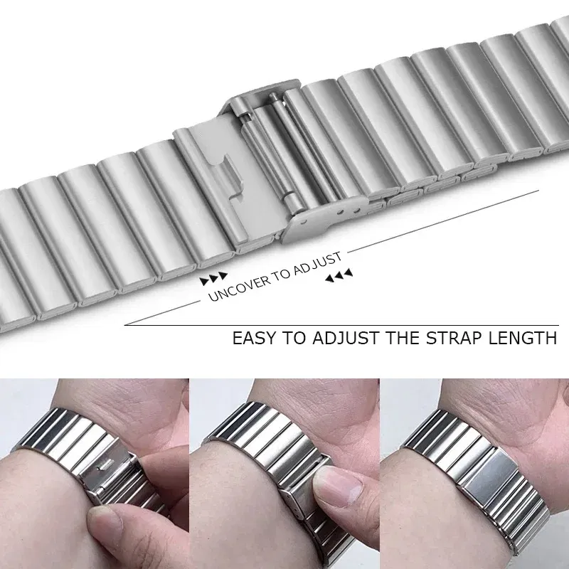 Color: green, Size: XS - Bracelet For Xiaomi Mi Band 8 Pro Strap Xiaomi Mi Band 8 Pro Stainless Steel Bracelet Xiaomi MiBand 8 Pro Belt Watch Strap