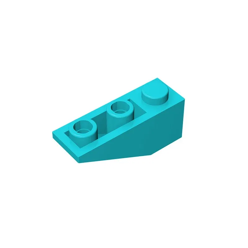 Color: army green - Gobricks GDS-596 Slope, Inverted 33 3 x 1 compatiblewith lego 4287 pieces of children's toys Assembles Building Blocks Technical