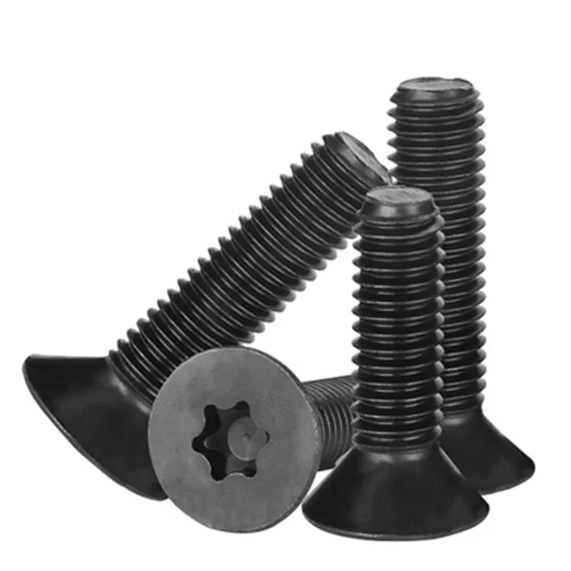 Size: M1.4, Length: 22mm - 10pcs/lot Flat Countersunk Screw Six Lobe Bolt Machine screw M2 M2.5 M3 M4 M5 M6 M8 M10 Black 304 Stainless Steel Torx Head