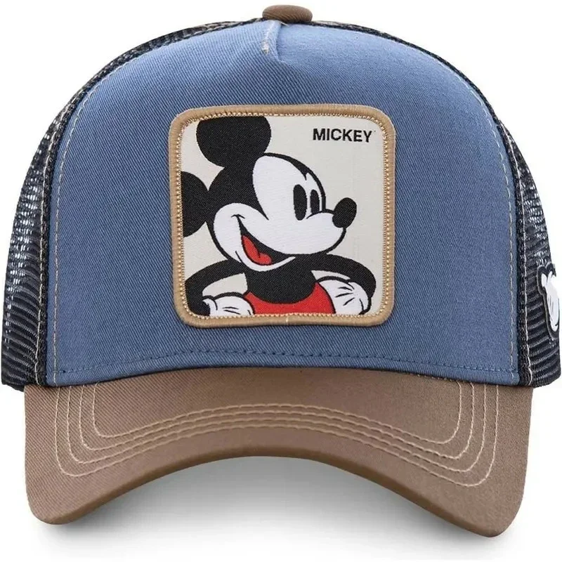 Color: CAMOUFLAGE, Size: Adjustable - Hot Sale Unisex Anime Cartoon Cap Disney Embroidery Baseball Cap Men Women Trucker Hat