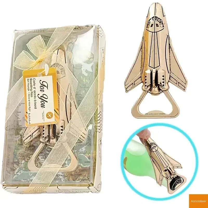 Creative Groomsmen Gifts Fighter Shape Bottle Openers Tools Alloy Opener Presents Party Favors Bar Accessories Kitchen Gadgets
