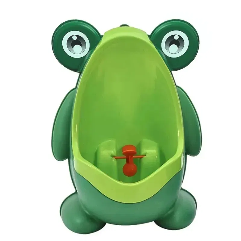 Color: green - Cute Frog Potty Training Urinal Boy With Fun Aiming Target, Toilet Urinal Trainer, Children Stand Vertical Pee Infant Toddler
