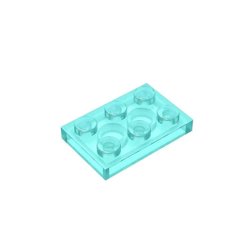 Color: light green - Gobricks GDS-510 Plate 2 x 3 compatible  with lego 3021 pieces of children's toys building block Particles Plate DIY