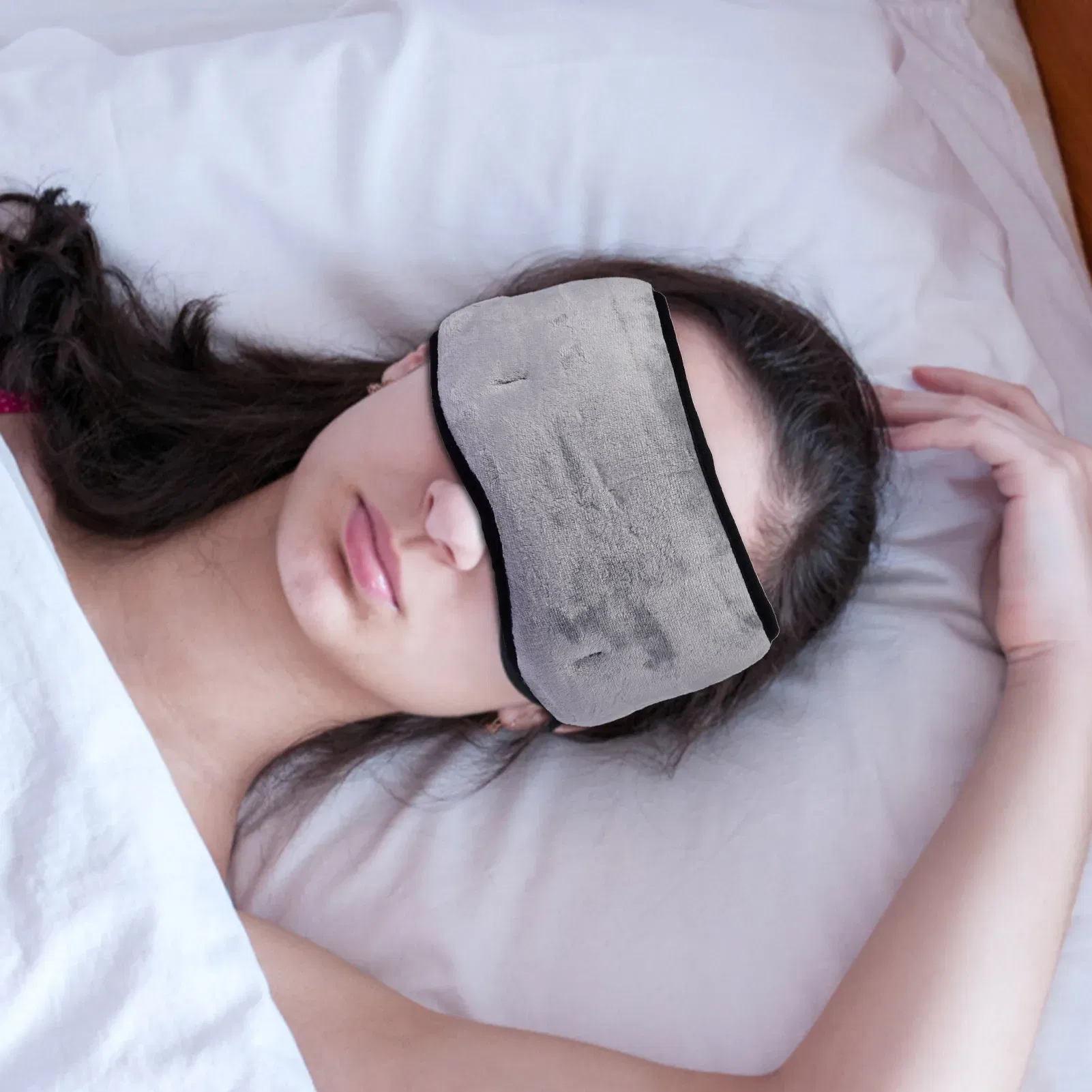 Color: GRAY, Ships From: CHINA - Wireless 3D Sleep Headphones 3D Wireless Noise Cancelling Eye Covers For Sleep 3D Stereo Music Travel Handsfree Goggles For Side
