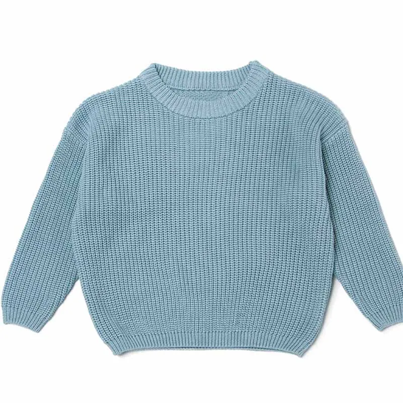 Color: SKY BLUE, Size: XXS, Age Range: 0-3M - Personalized sweaters for cherished babies.Celebrate your little one's name with unique, custom-made thick knitted sweaters