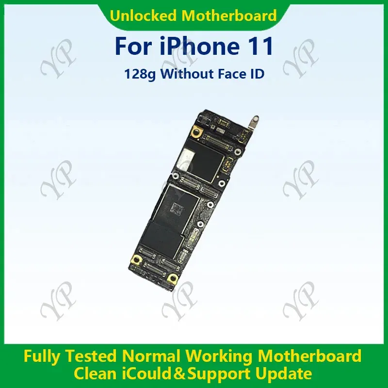 Color: Silver, Ships From: CHINA - Top Fully Tested Authentic Motherboard For iPhone 11 Pro Max 64g/256g Unlocked Mainboard With Face ID Cleaned iCloud Fast