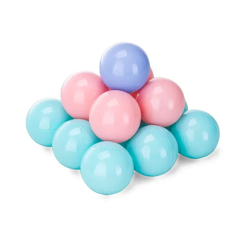 Color: Brown - 50pcs Colorful Love Star Plastic Ocean Ball Pits Eco-Friendly Funny Baby Kid Swim Pit Play Toy Water Pool Ocean Wave Balls Gifts