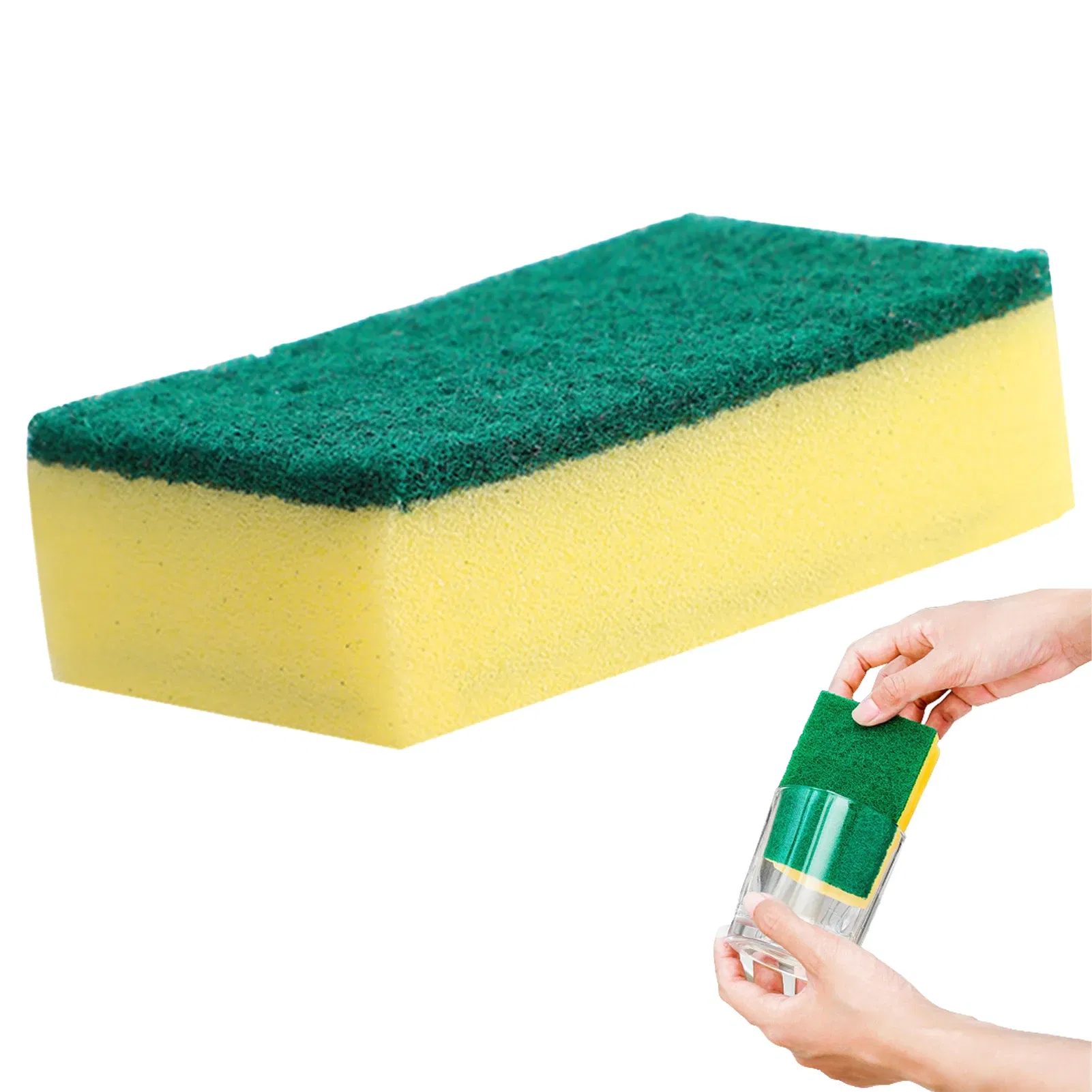 Color: Red, Ships From: CHINA - Dishwashing Sponge Kitchen Nano Emery Magic Clean Rub Pot Rust Focal Stains Sponge Sponge Removing Kit Cleaning Brush Sponges