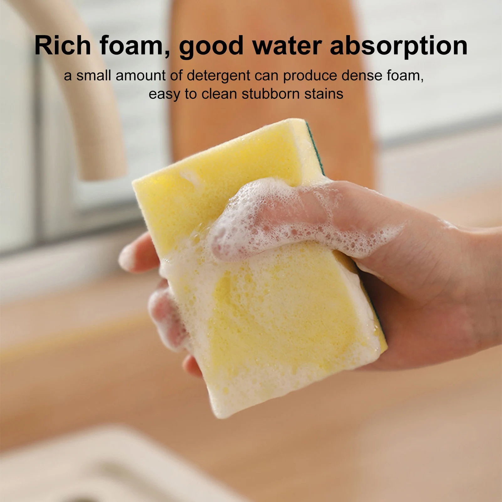 Color: Red, Ships From: CHINA - Dishwashing Sponge Kitchen Nano Emery Magic Clean Rub Pot Rust Focal Stains Sponge Sponge Removing Kit Cleaning Brush Sponges