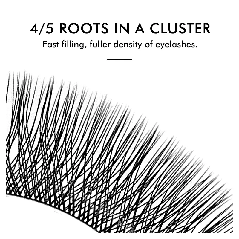 Color: Black & Silver, Curl: LU, Thickness: 0.07mm, Length: MIX - NATUHANA W-Shaped 4D 5D Volume Eyelash Extensions Premade Volume Fans W Shape Lashes Natural Soft False Eyelashes for Makeup