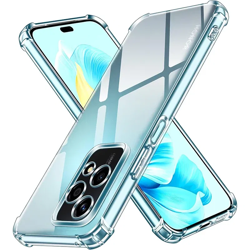 Material: ABS - Shockproof Silicone Soft Case For Huawei Honor 200 90 70 50 Lite Pro Ultra Thin Cover For Honor200 Lite Clear Slim Fundas