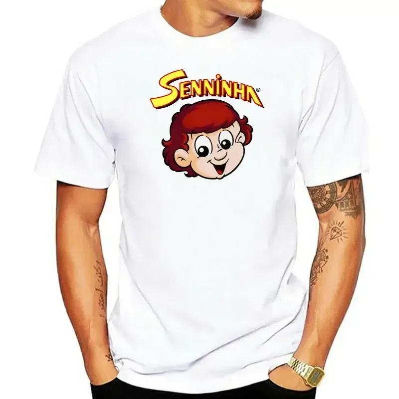 Color: black, Size: M - ayrton senna senninha Short Sleeve Hip Hop Tee T-Shirt top tee Men T Shirt Cotton Print Shirts