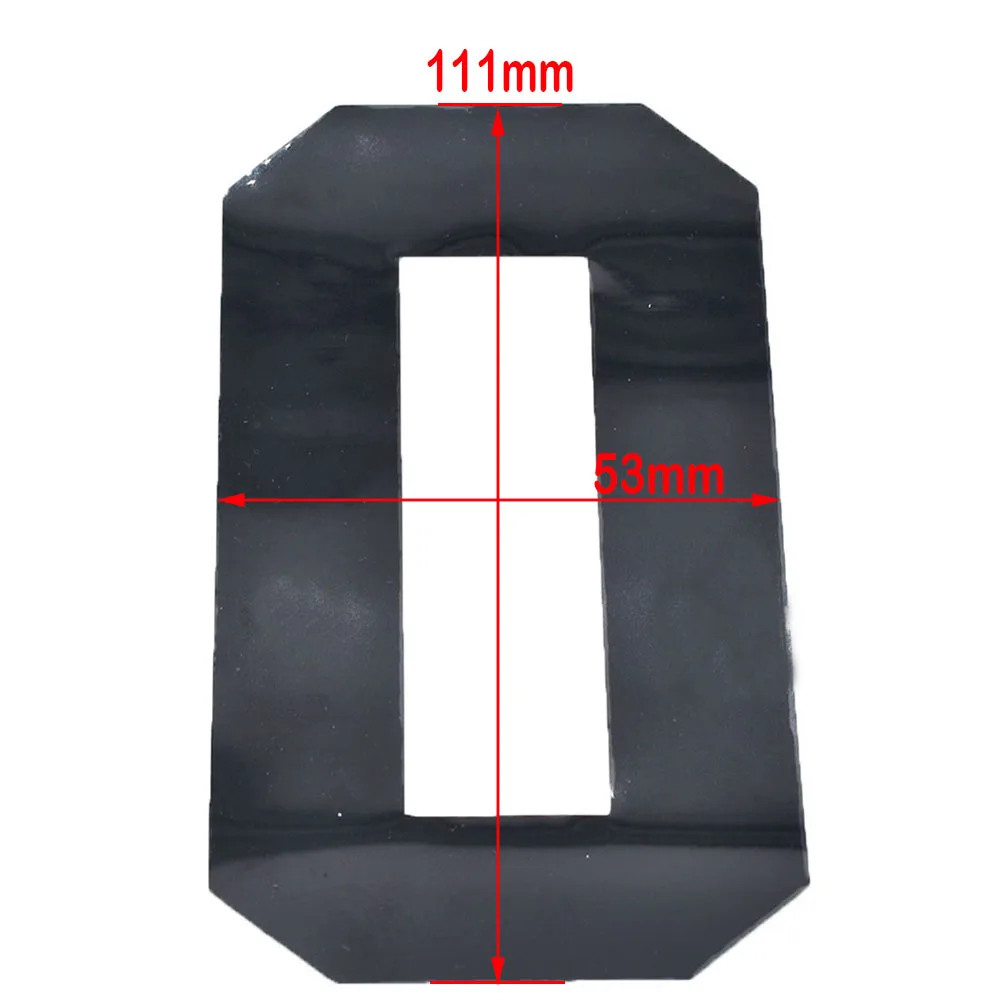 Color: army green - Number Stickers Graphics Decals Emblems Fit For CRF 50 70 110 125 250cc Kayo BSE Dirt Pit Bike Plastic Cover Number Plate Of