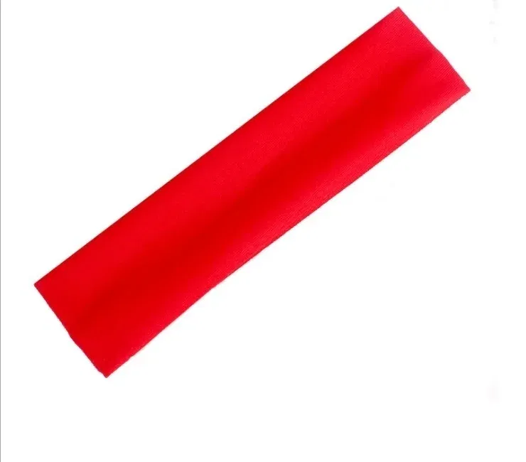 Color: Blue - Sweatband Headband Elasticity Sweat Bands Stretch Head Hair Band Sports Safety Yoga Basketball Gym Sport for Men and Women