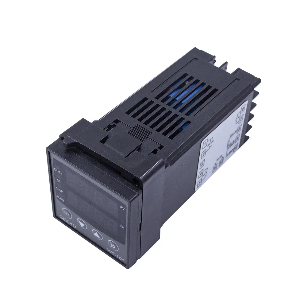 Size: Option 6 - RS485 MODBUS 6 alarm pattern controller T01 PT100 K type thermal couple 4-20mA 0-10V input 220VAC/24VDC Digital pid temperature