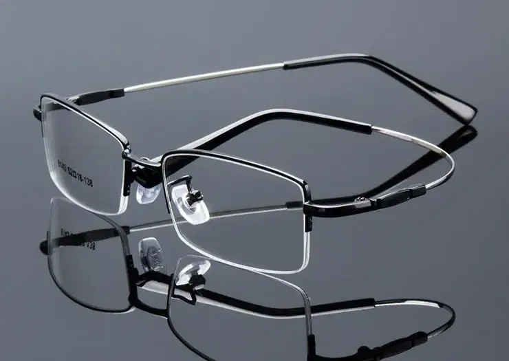 Frame Color: Yellow - Metal Finished myopia glasses Nearsighted Glasses prescription glasses for men women eyewear diopter from -0.5 to -8.0
