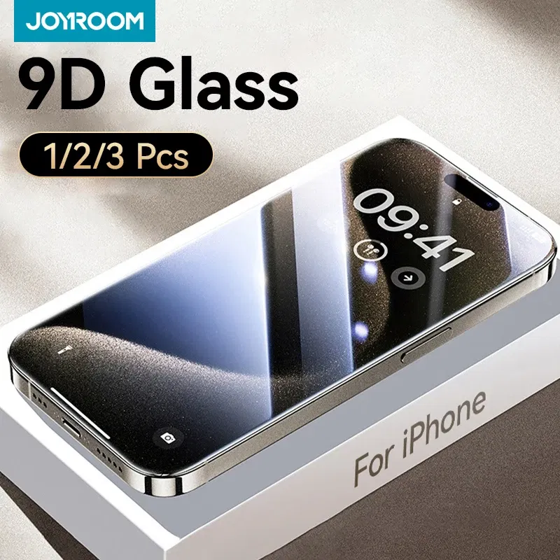 Bundle: Screen Protectors & Back Screen Protectors, Material: Anti Peeping - Joyroom 1/2/3pcs 9D Screen Protector Tempered Glass for iPhone 16 15 14 13 12 11 Pro Max Protective Glass for iPhone 15 Pro Max