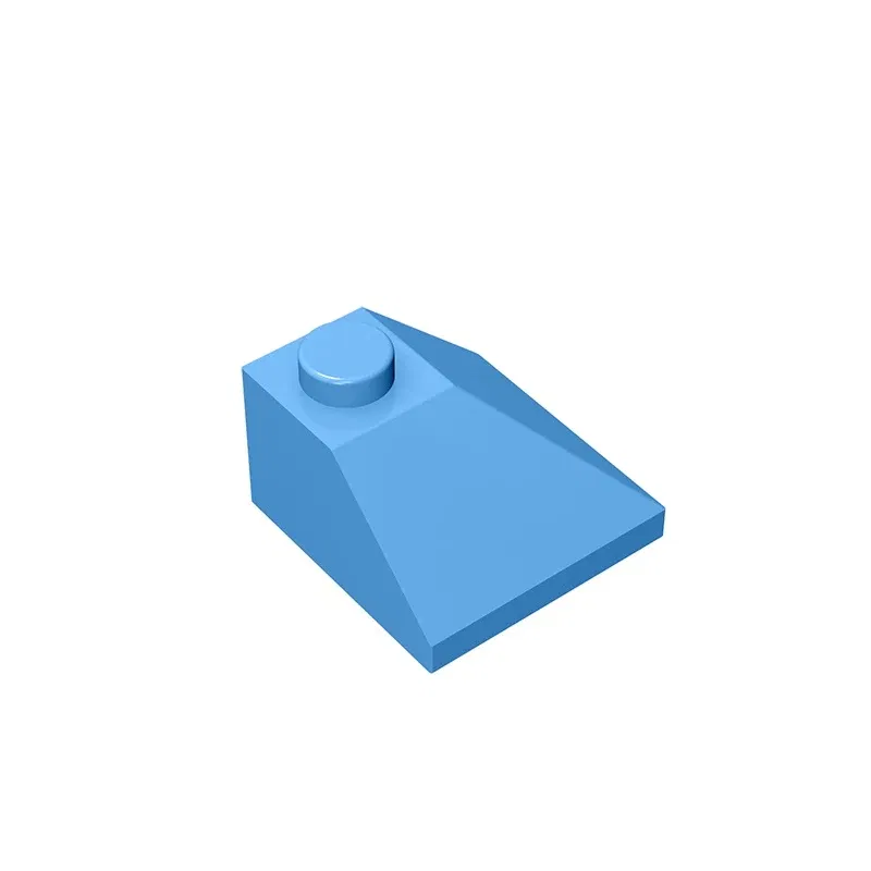 Color: Yellow - Gobricks GDS-621 CORNER BRICK 2X2/45 OUTSIDE compatible with lego 3045 children's toys Assembles Building Blocks
