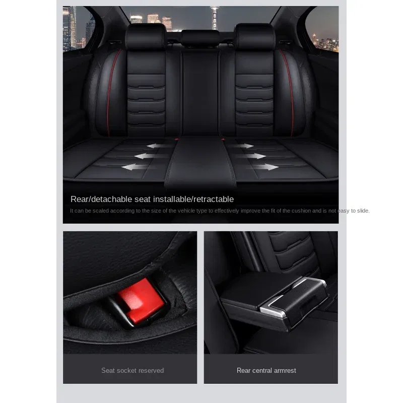 Color Name: purplish red, Ships From: CHINA - Universal Car Seat Cover for HYUNDAI All Car Models Solaris Sonata Creta Encino Elantra Ix25 Ix35 Kona Auto Accessories Interior