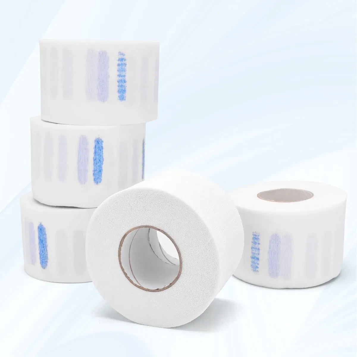 Color: Rose Red - Barbershop 1 Roll Protection Hairdressing Neck Paper Disposable Hair Cutting Accessory Supplies