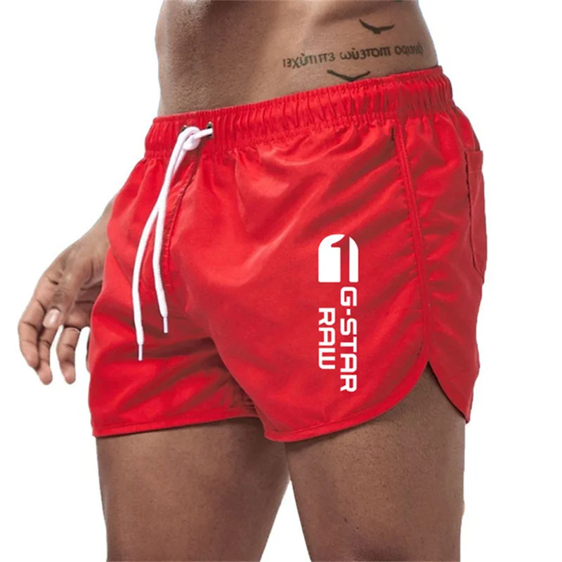 Color: Green, Size: XXXL - Summer new men's luxury beach pants clothing quick dry gym jogging sexy shorts vacation casual swimming trunks