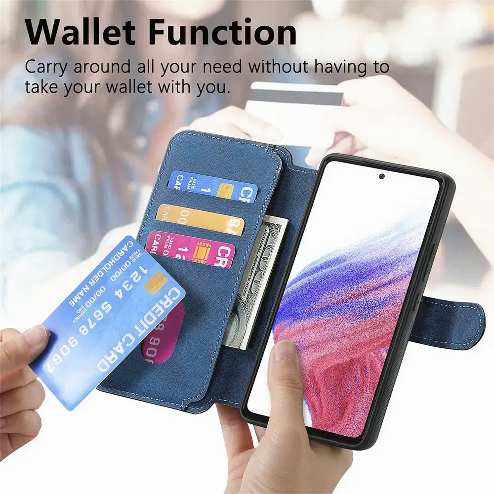 Color: green, Material: Nylon - For Motorola Edge 50 Neo 60 Fusion 5G Luxury Case Leather Wallet Card Capa Moto Edge 60 Pro Case Edge50 S50 60s Pro Magnet Cover