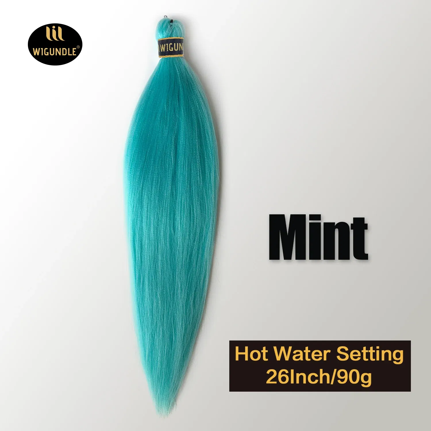 Color: P12/613, Stretched Length: 26inches, Bulk Buy: 3Pcs/Lot - Kanekalon 26inch Hot Water Set Pre Stretched Jumbo Braiding Hair Box Twist Braids Synthetic Hair Extensions For Women Soft Yaki