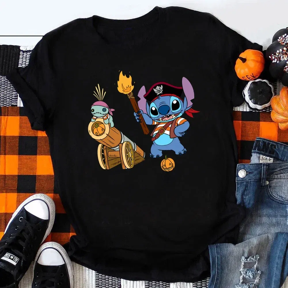 Color: Brown, Kid Size: 6 - Funny Mickey Minnie Mummy Print Disney Children Cotton T Shirts Trick Treat Fashion Halloween Cute Kid Clothes Girls Streetwear